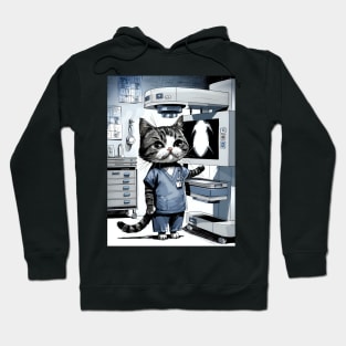 Cute cat radiologist Hoodie